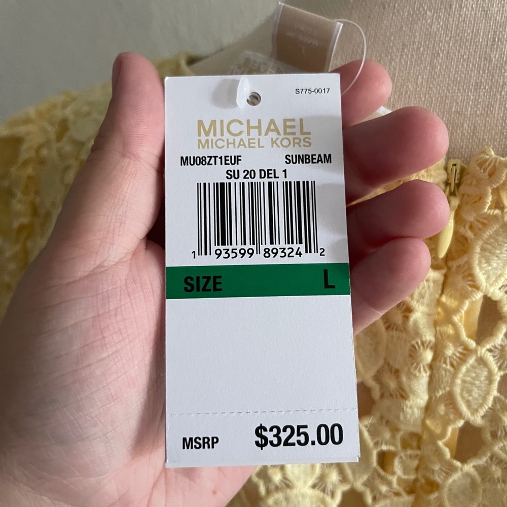 Michael Kors Floral Medallion Lace Dress - Picture 7 of 7